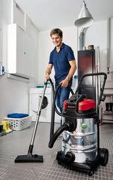 Originele Einhell zuigslang voor nat-/droogzuigers (lengte 3 m, incl. aansluitadapter voor alle Einhell nat-/droogzuigers, gemaakt van hard plastic)