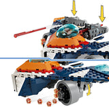 LEGO Marvel Rockets Ruimteschip Vs. Ronan bouwbare ruimteschipset Guardians of the Galaxy superheldenfiguur speelgoedcadeau voor jongens en meisjes vanaf 8 jaar 76278 Bouwsets Bekijk in LEGO-Store