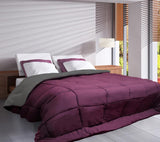 Toison D'Or Cocoon dekbed, pruim/staal, 140 X 200 Cm Dekbedden en dekbedden Naty Shop Pruim/staal 200Cm X 200Cm