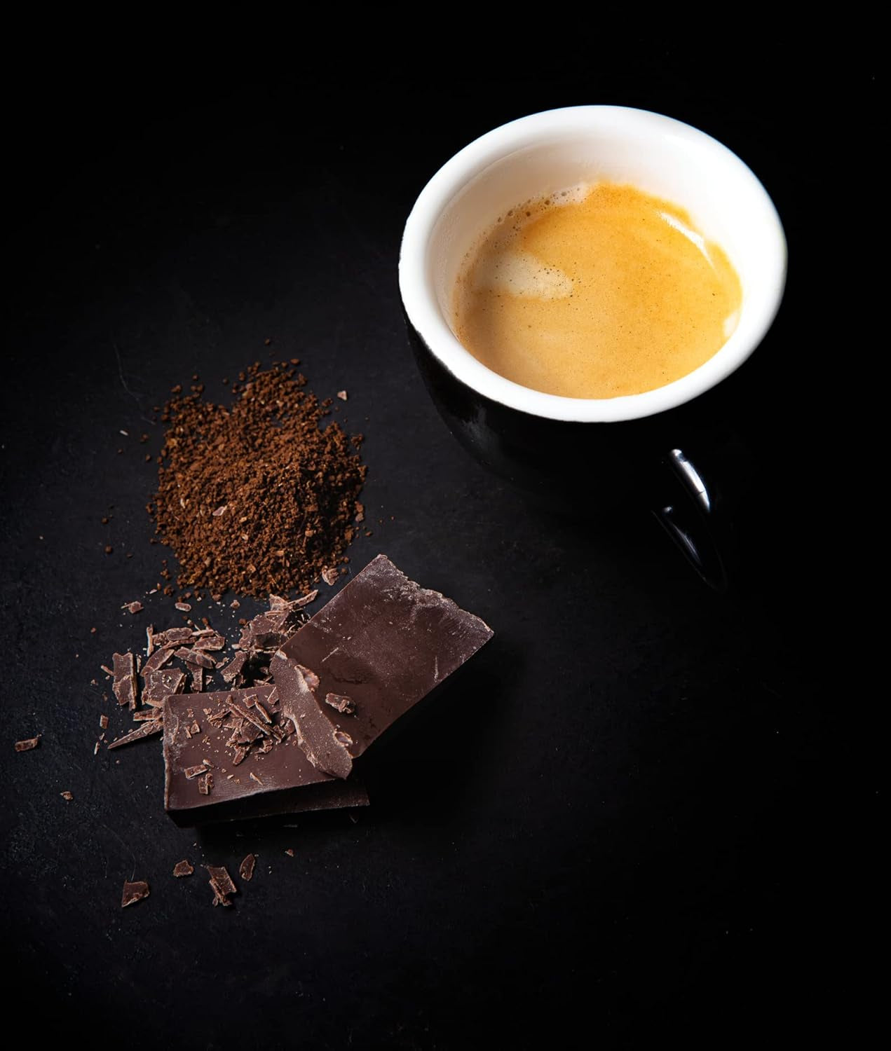 Espresso Kaffeebohnen sterk 500g, Barista Kaffee schokoladig en säurearm, Espressobohnen, Bohnenkaffee met Arabica en Robusta, fijne Crema, ideaal voor Cappuccino