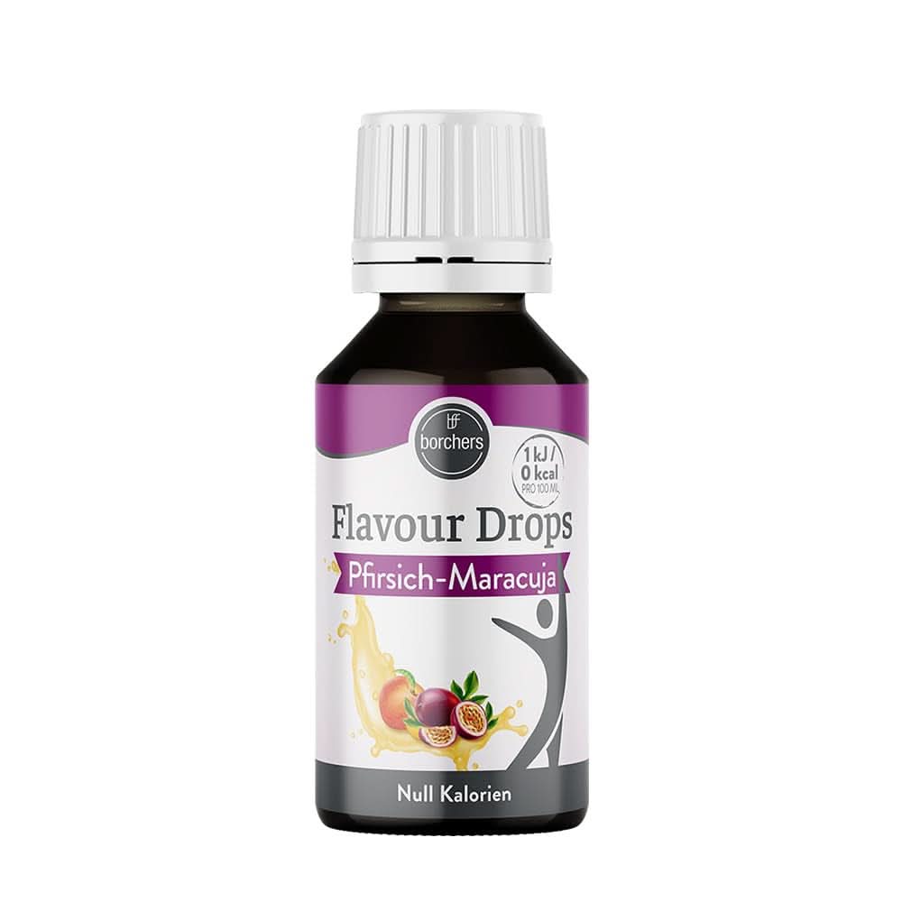 Borchers smaakdruppels, Perzik - passievrucht, 30 ml Aromas Naty Shop