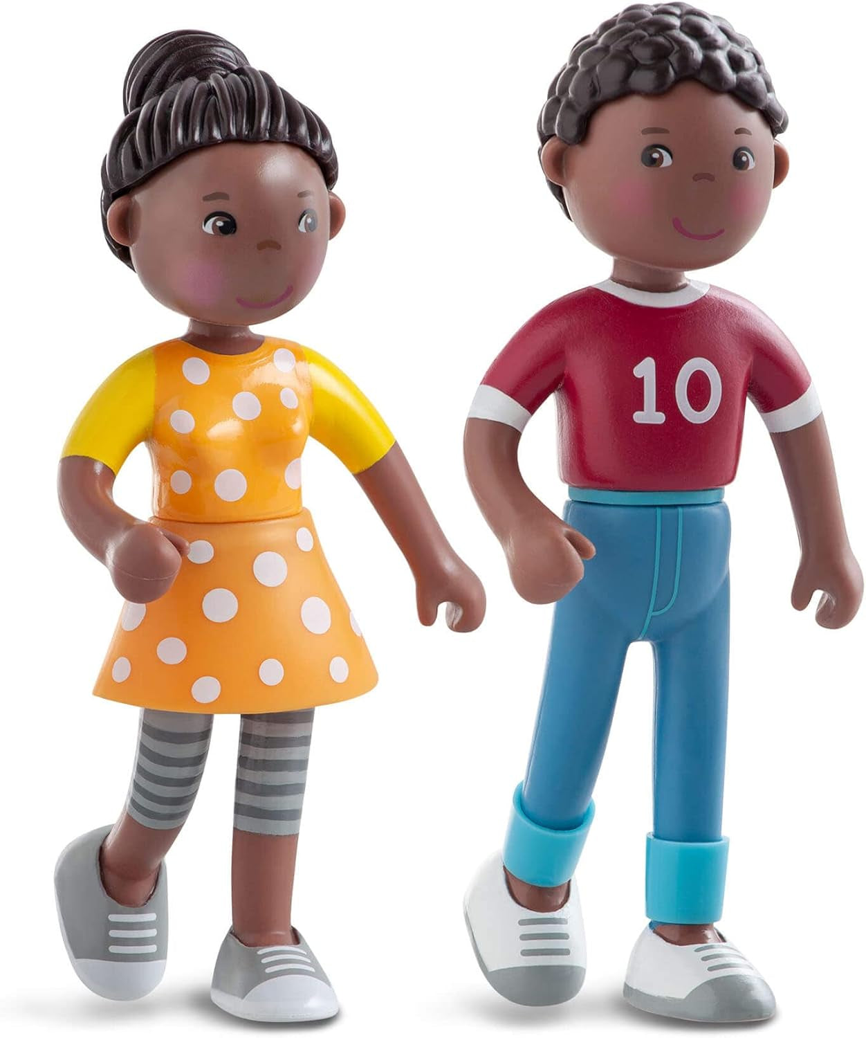 HABA 306696 - Little Friends Family Time-speelset, flexibele poppenaccessoires, vanaf 3 jaar
