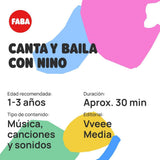 Geluidsfiguur van - Zingen en dansen met kinderen - Muziek, liedjes en geluiden - Speelgoed, educatieve inhoud, in het Spaans, voor meisjes en jongens van alle leeftijden Speelgoed Bebe Naty Shop