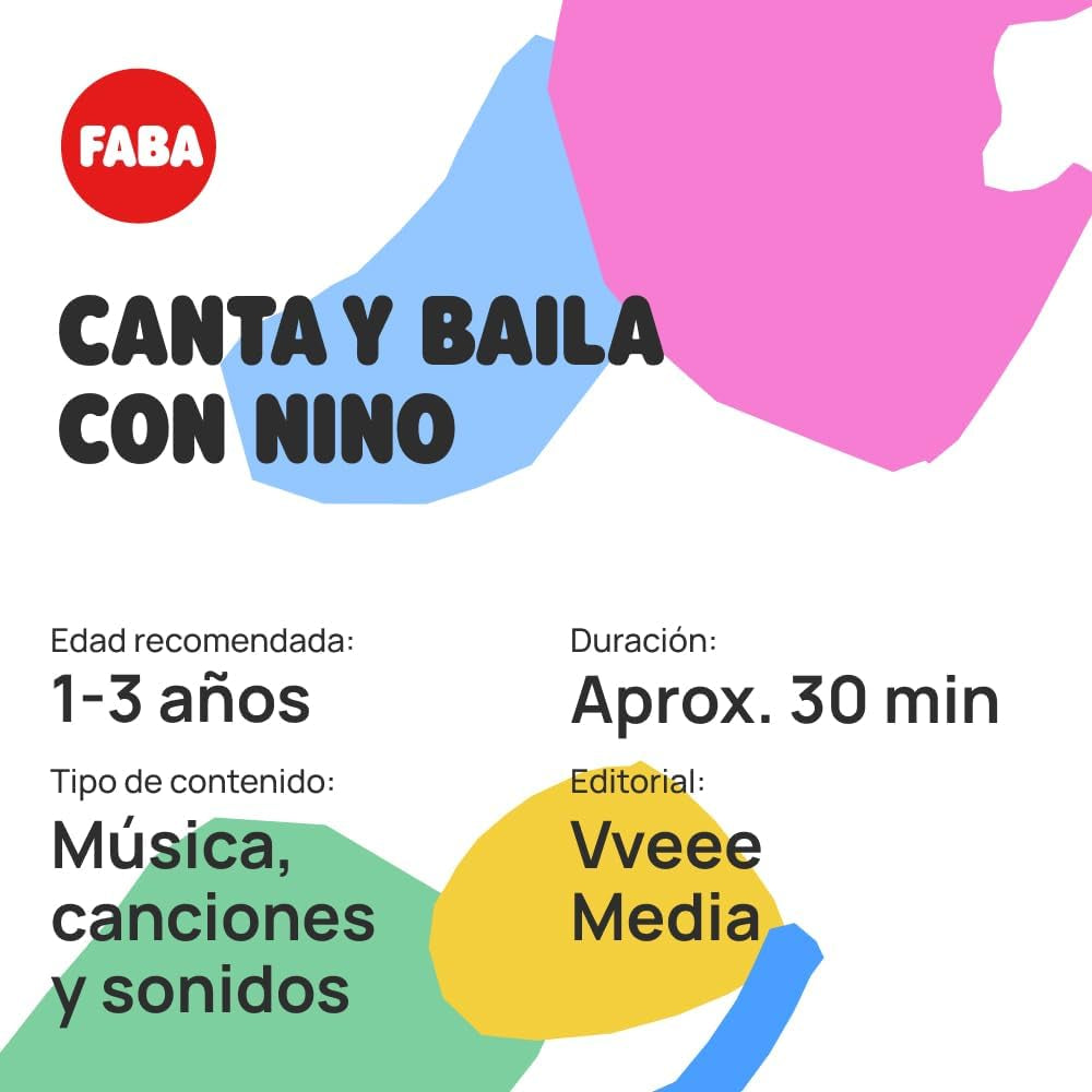 Geluidsfiguur van - Zingen en dansen met kinderen - Muziek, liedjes en geluiden - Speelgoed, educatieve inhoud, in het Spaans, voor meisjes en jongens van alle leeftijden Speelgoed Bebe Naty Shop
