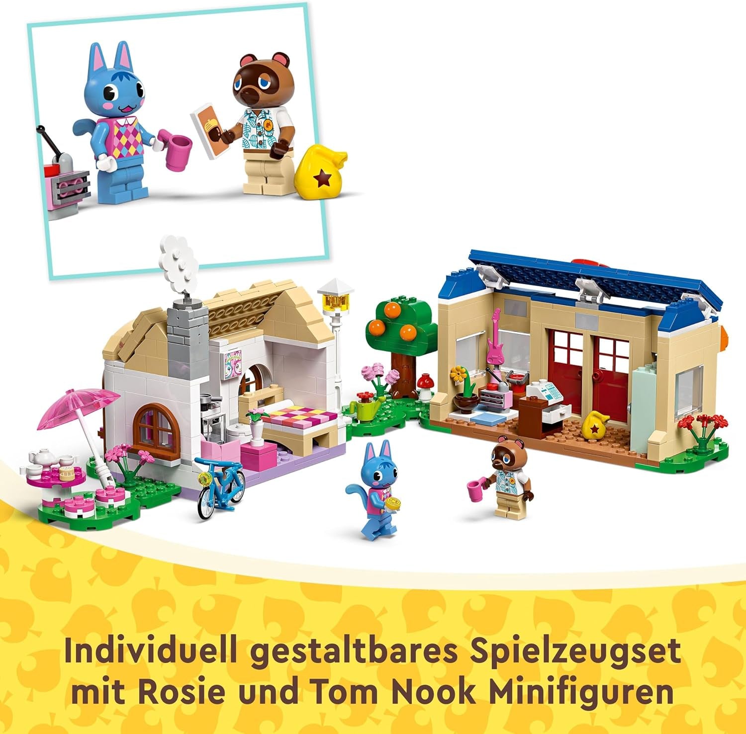 LEGO Animal Crossing Nook's Shop en Sophie's House set, creatief speelgoed voor kinderen met 2 minifiguren uit de videogameserie, cadeau voor meisjes en jongens vanaf 7 jaar 77050 Bouwsets Besuche den LEGO-Store