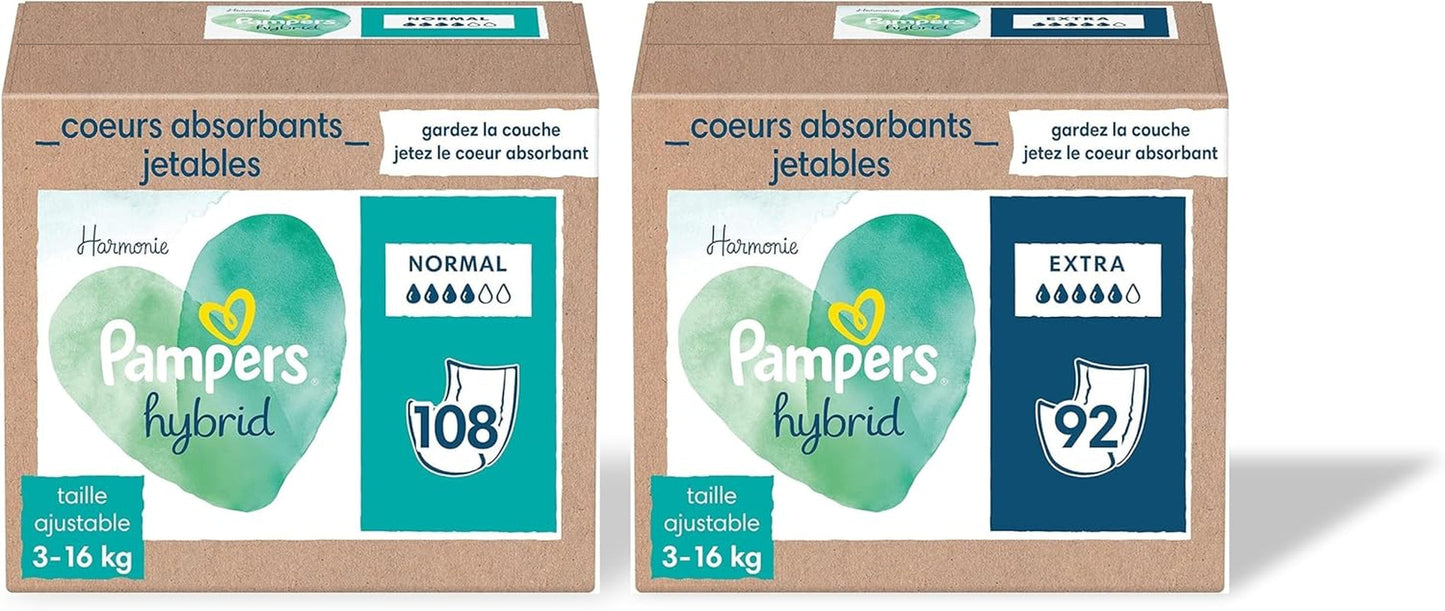 Harmony Hybrid 200 wegwerp beschermende kernen Extra absorptievermogen voor wasbare hybride luiers Beschermen de gevoelige huid van baby's