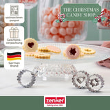 Zenker Ausstecher-Set Linzer Herz und Stern aus Edelstahl – Perfekt für Weihnachtskekse, 3-teilig, inkl. Geschenkverpakkingen, speelgoedartikelen en roestvrij – The Christmas Candy Shop