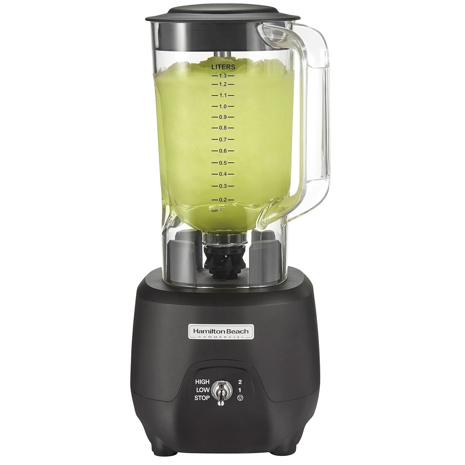 Hamilton Beach Commercial® 908®R staafmixer, HBB908R-CE, 1 PK, polycarbonaat container van 1,3 liter, 2 snelheden, 220-240V, zwarte keuken Naty Shop