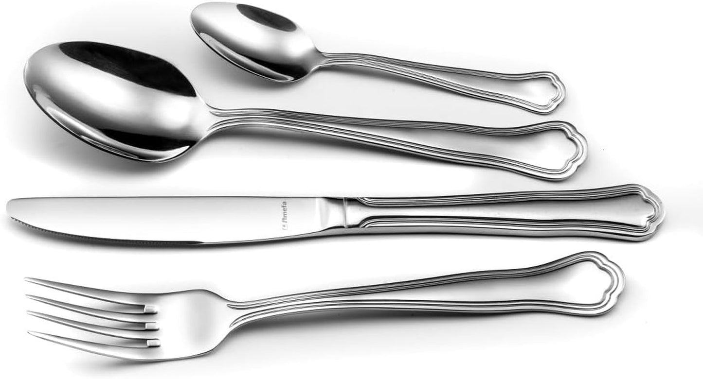 Amefa bestek CONTOUR URFE, 6 personen, gepolijst roestvrij staal, 24 delig Keuken Naty Shop