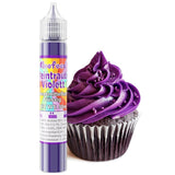 Kleurstof voor levensmiddelen - 30 ml hooggeconcentreerde vloeibare kleurstof voor levensmiddelen, kleurstof voor taartdecoratie, handwerk, airbrushen, doe-het-zepen (Druivenviolet)