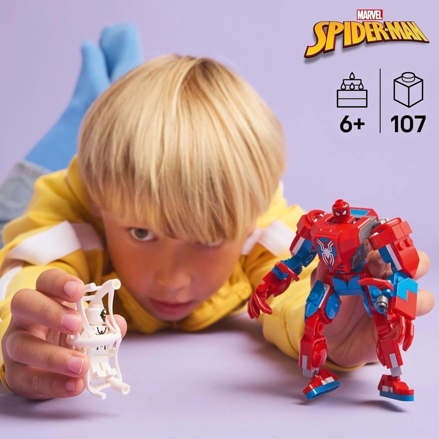 LEGO Marvel Spider-Man Mech versus. Anti-Venom - Superheldenspeelgoed met 2 minifiguren - Actiefiguur met beweegbare armen, benen en vingers - Cadeau voor jongens en meisjes vanaf 6 jaar 76308 Beschouw de LEGO-Store bouwsets
