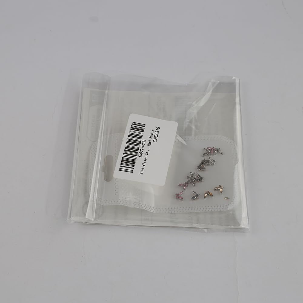 Mini Vlinder Zirkoon Nagelsleutelhangers Y2K Wit Champagne Roze Strass Kristal Vlindersleutelhangers Nagels 3D Vlinder Nageldesign Sleutelhangers Vlindernagels Decoratie Nagelkunst Sleutelhangers Nagelaccessoires