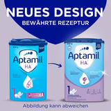 Aptamil HA 1 - Zuigelingenvoeding vanaf de geboorte, met DHA, lactosevrij, palmolievrij, babyvoeding, melkpoeder, 1 x 800 g
