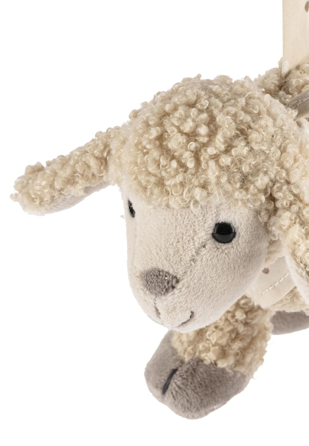 Sterntaler Flocke Schapenspeelgoedhanger - Kinderwagenspeelgoed van zachte stof - Hangend speelgoed voor baby's - Zandkleur Stervormige ophanging Speelbooghanger Bebe Toys Naty Shop