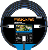 Fiskars ML tuinslang X-serie handwaterslang 13 mm (1/2"), lengte: 25 m, universele aansluiting, UV-bescherming, vorstbescherming, draaibestendig, blauw, 1076045