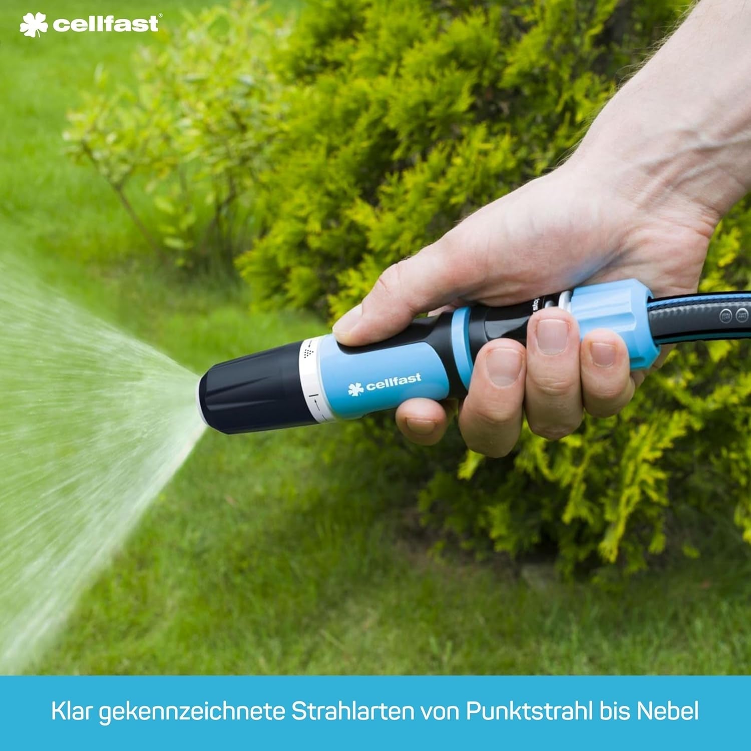 CELLFAST Reinigingssproeier Reinigingslansen Tuinsproeier Gazonsproeier Bloemen Planten Safetouch ENERGO-systeem