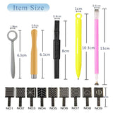 14 Stück Nail Art Werkzeug Magnetstift DIY Magic 3D Magnet Stick Set Verwendung Mit Cat Eye Gel Pulver Oder Nagelack - Magnetic Stift Katze Eye Pen voor ideale Katzenaugen Magische Effekt