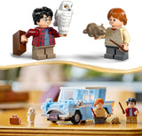 LEGO Harry Potter Vliegende Ford Engeland Bouwspeelgoedauto voor kinderen Cadeau voor jongens, meisjes en alle fans vanaf 7 jaar Set met 2 minifiguren inclusief Ron Wemel Rollenspel 76424 Bouwsets Besuchen in LEGO-Store
