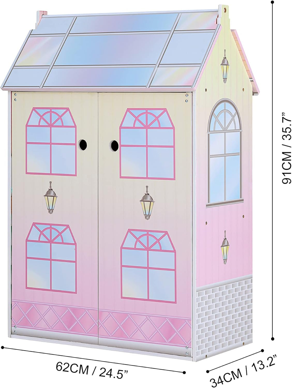 Olivias Little World Glasshouse Kids 12" poppenhuis en 10 popaccessoires 3,5" Multi Td-12518D poppenhuizen Naty Shop