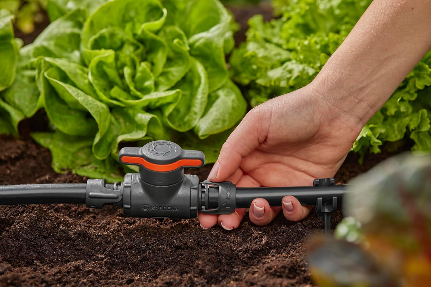 Gardena Micro-Drip-System regel- en afsluitklep 13 mm (1/2 inch): Eenvoudige afsluiting van leidingen en traploze regeling van de waterstroom, accessoire voor het leggen van druppelleidingen (13207-20)