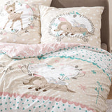 Beddengoed voor meisjes, Bambi, 100% katoen Beddengoed - kinderen Naty Shop Standaardtitel