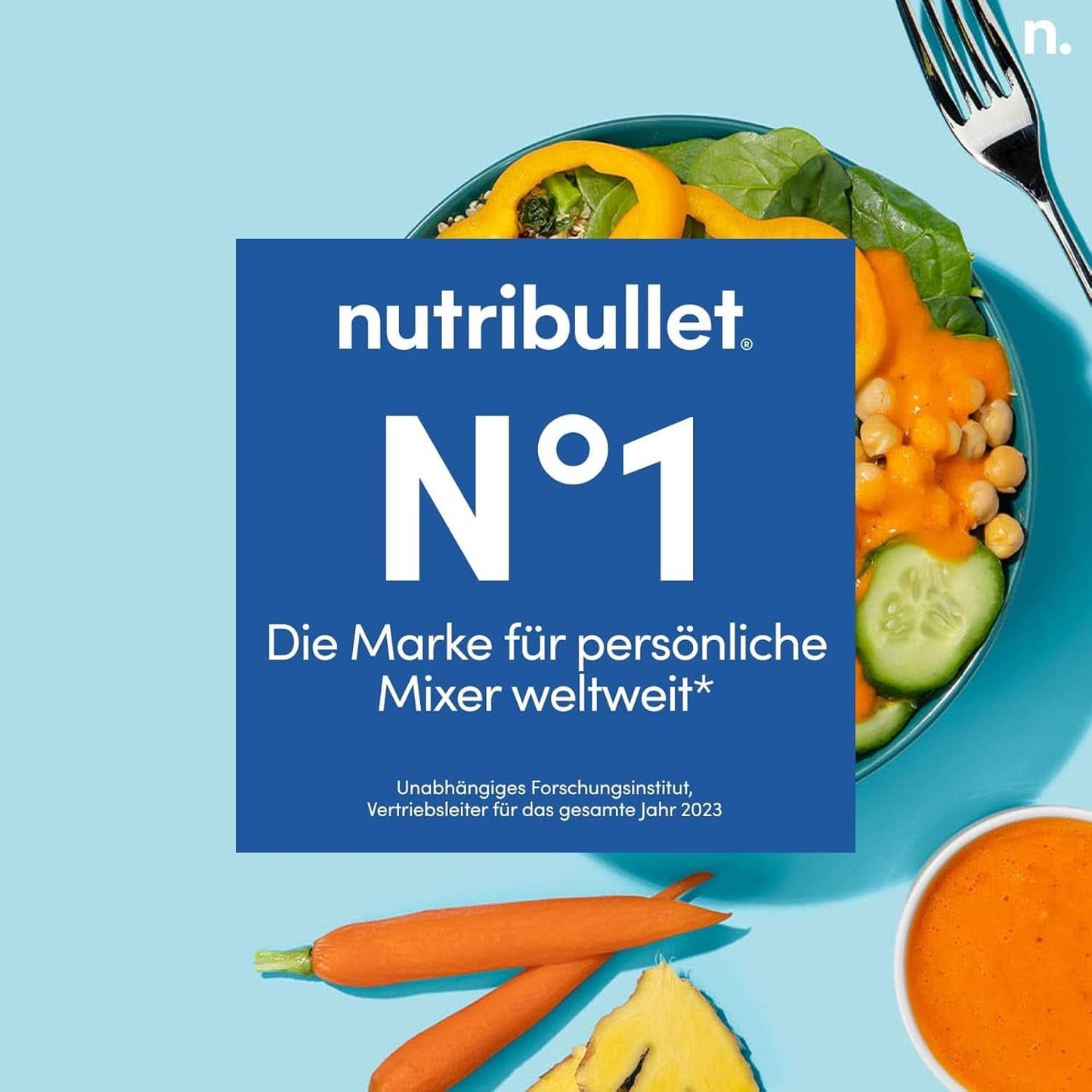 Nutribullet Personal Blender, Der Leistungsstärkste Mixer Für Eine Portion, 1000 Watt en Leiser Motor, 900 Ml Becher Aus Tritan Renew, Leuchtende Touch Bedienknöpfe, Dunkel Grau Bucatarie Naty Shop