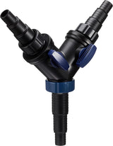 OASE 56668 Y-verdeler 1 1/2 inch, zwart - waterverdeler, universele trapfitting, verdeler, pompaccessoire