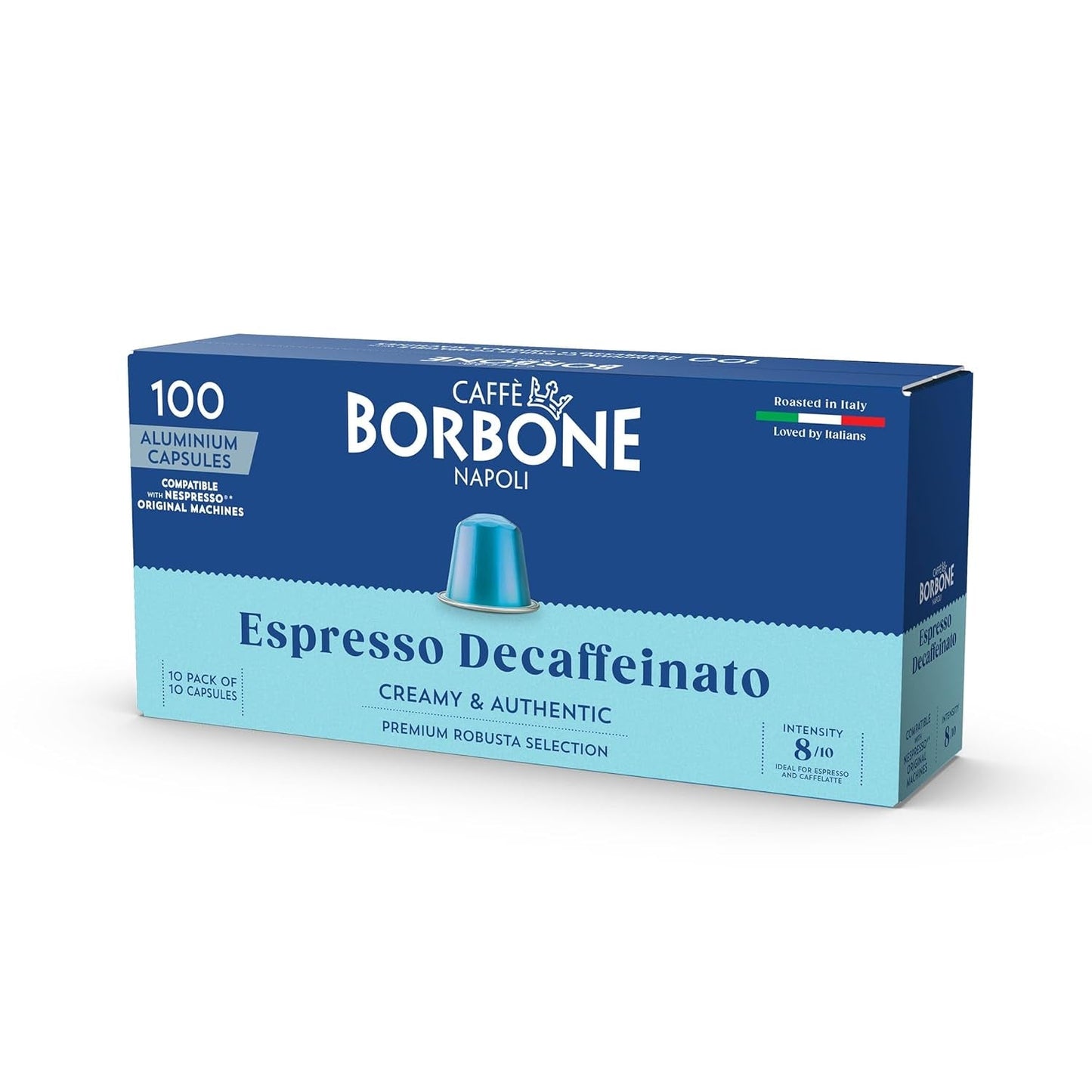 Caffè Borbone Decaffeinato - 90 koffiecapsules - romig en authentiek - Compatibel met Nespresso®* Haushalts-Espressomaschinen