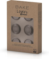 BERGNER BAKING LOVERS - Set Von 2 X 6 Cup Muffinformen - Kohlenstoffstahl Mit Ilag Essential, PFOA Frei, Leicht Zu Reinigen Vormen en bakplaten Naty Shop