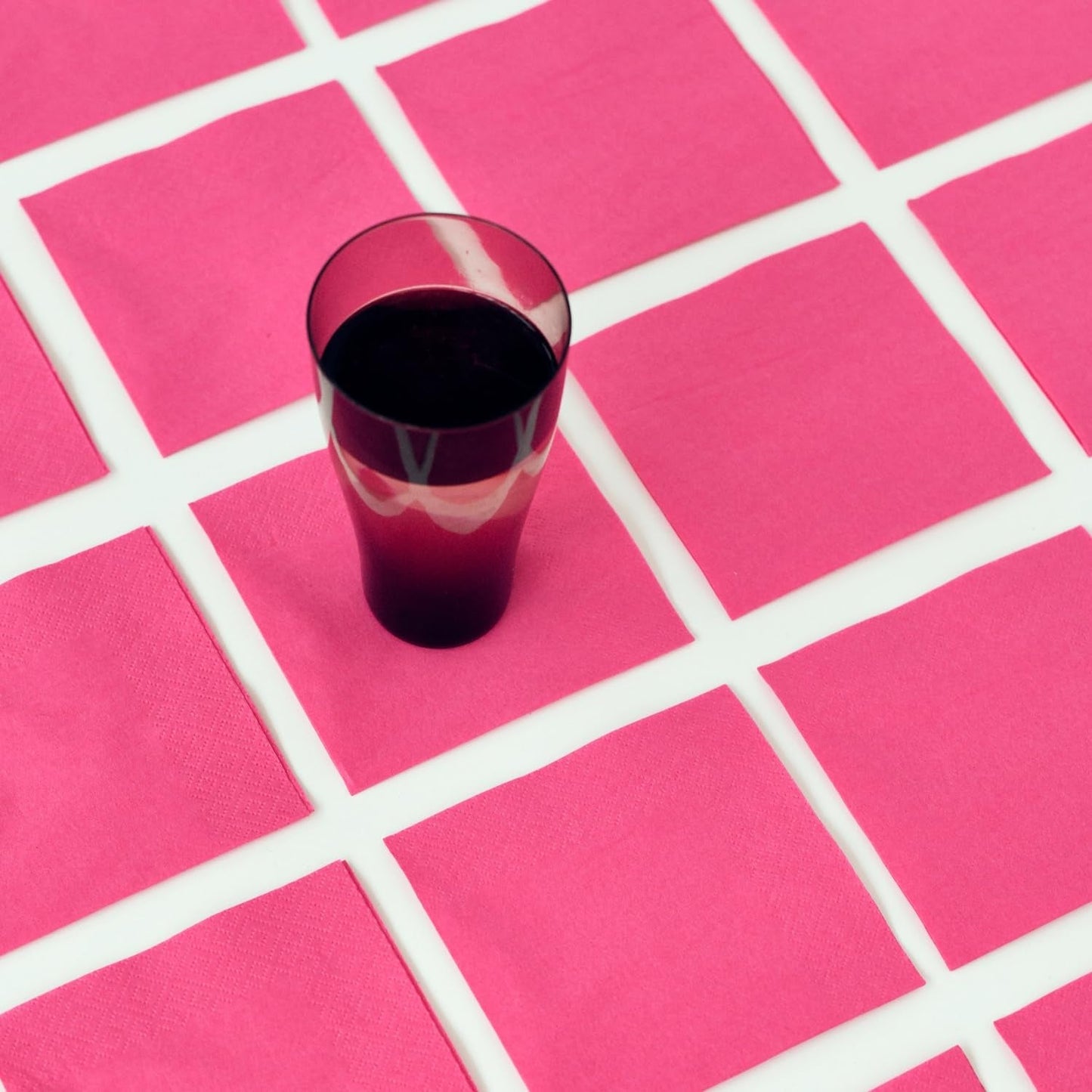 Renova cocktailservetten, fuchsia, 30 servetten