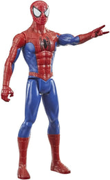 Marvel Titan Hero Series Spider-Man actiefiguur 30 cm hoge superheld met beweegbare ledematen Compatibel met ander Spider-Man speelgoed voor kinderen 5+ actiefiguren Naty Shop Single Spider-Man