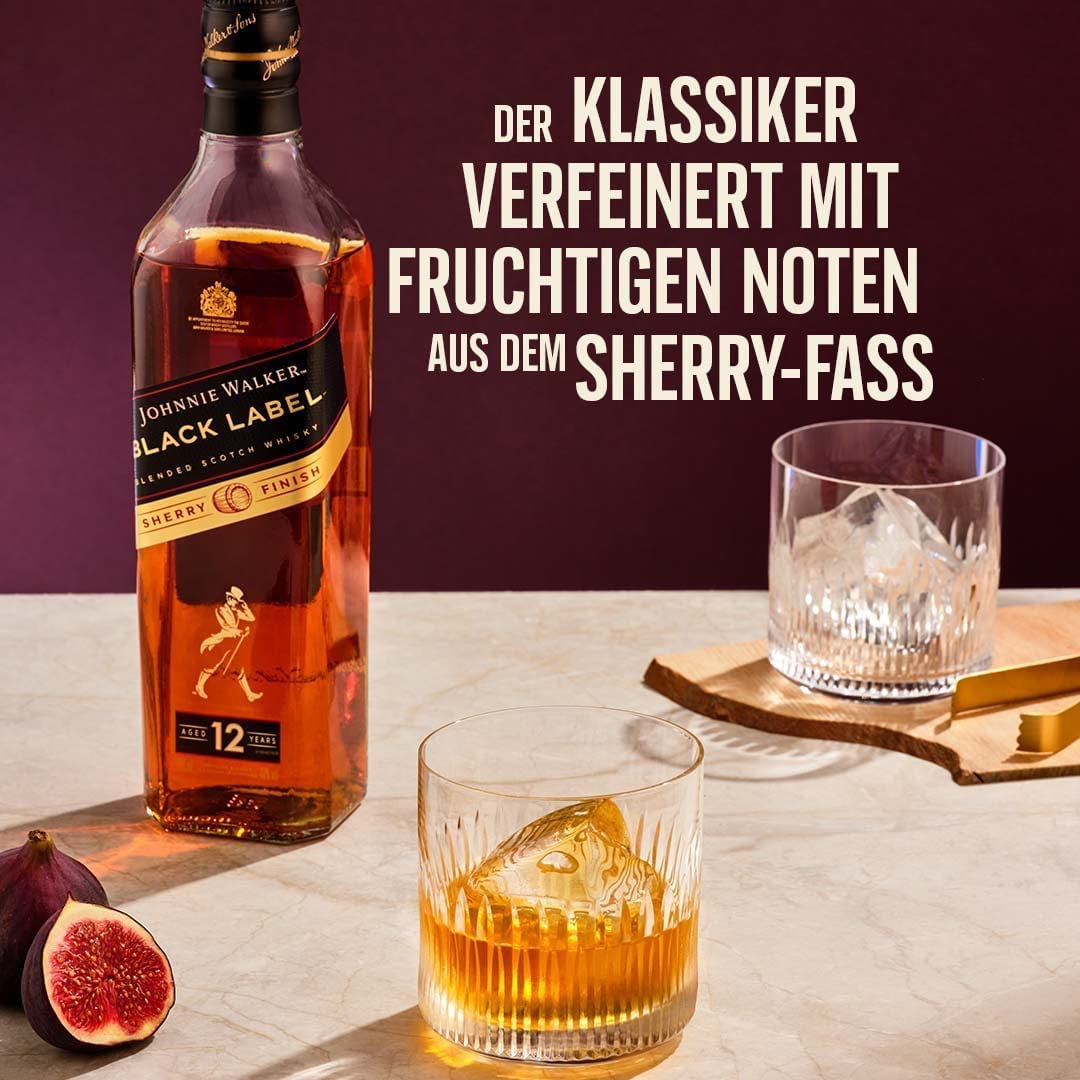 LINDOR chocoladebolletjes met hazelnoten, zak 1 kg + Johnnie Walker Sherryvat 0,7 liter