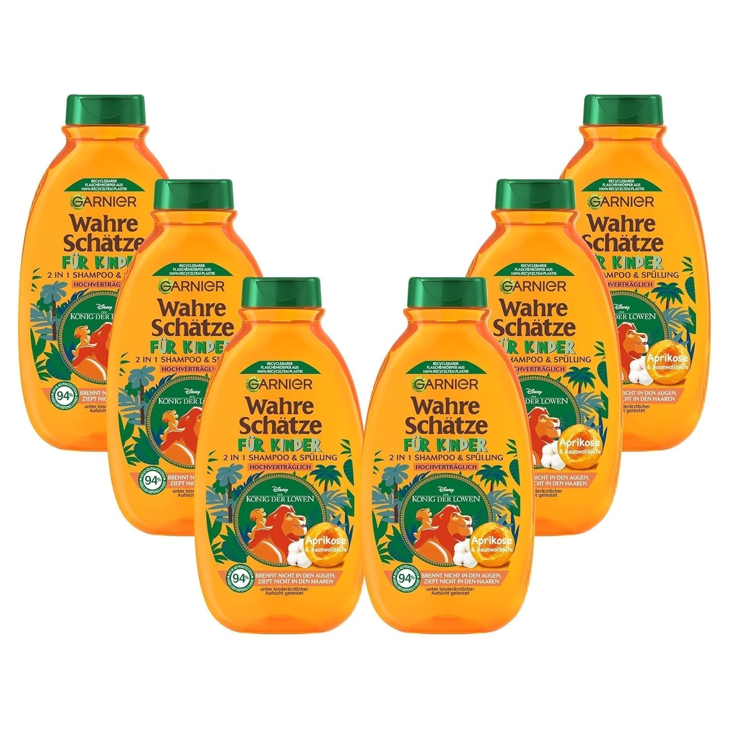 Garnier Shampoo voor kinderen, voor gevoelig haar en gemakkelijk doorkambaar, met abrikozen- en katoenbloemen Douche en bad Garnier Standaardtitel