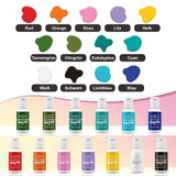 Mengsel van oliën, roze voedingskleurstof op oliebasis, sterk geconcentreerd, voor chocolade, fondant, koekjes, cake bakken, macarons, doe-het-zelf taartdecoratie, deegtoppings - 20 ml