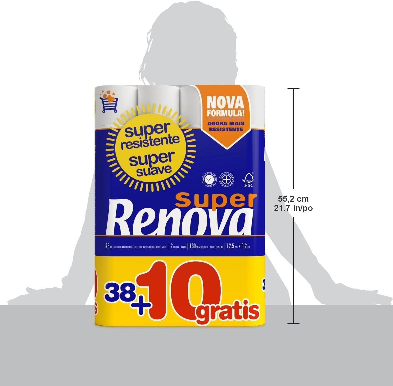 Toiletpapier Renova Super Prom - 48 rollen wit