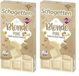 Schogenten Blond Puur I witte chocolade met karamel I 100 g I individueel geportioneerd (pak van 2)