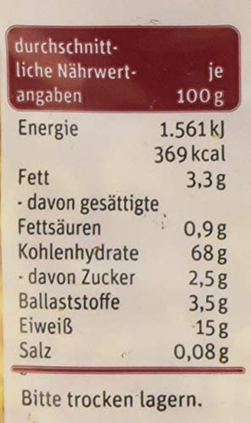 tegut... Noedels met ei en vorkvormige spaghetti, 1 x 500 g