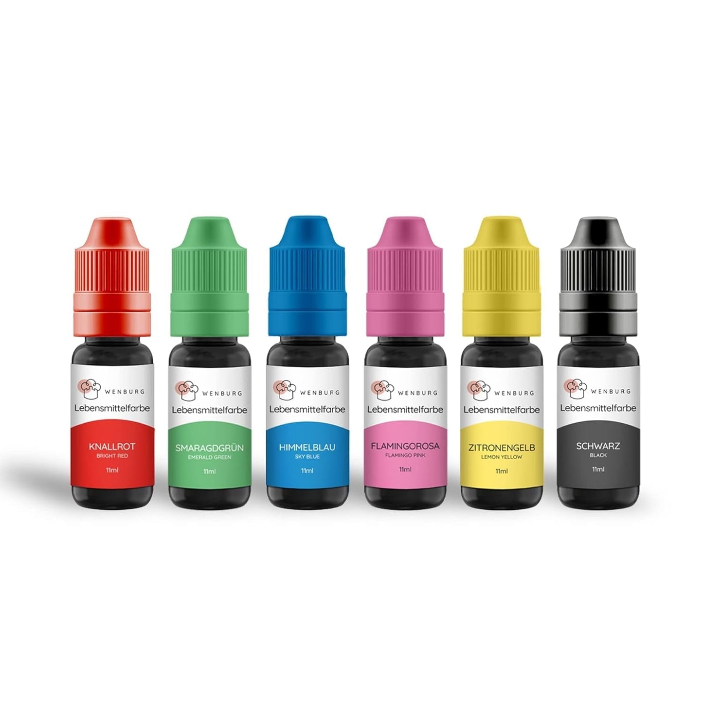 Wenburg voedingskleurstof, glitter, 11 ml, geconcentreerd, gemaakt in EU, vloeibaar. Voor het kleuren van deeg, drankjes, smaken, slijm - Goudglitter Voedselkleuring - Goudtaartkleuring - Goudglitter