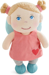 HABA Beschermengel Lore - Pluizige textielpop (15 cm), perfect welkomstcadeau voor baby's en peuters - Wasbaar op 30 °C - 2011870001