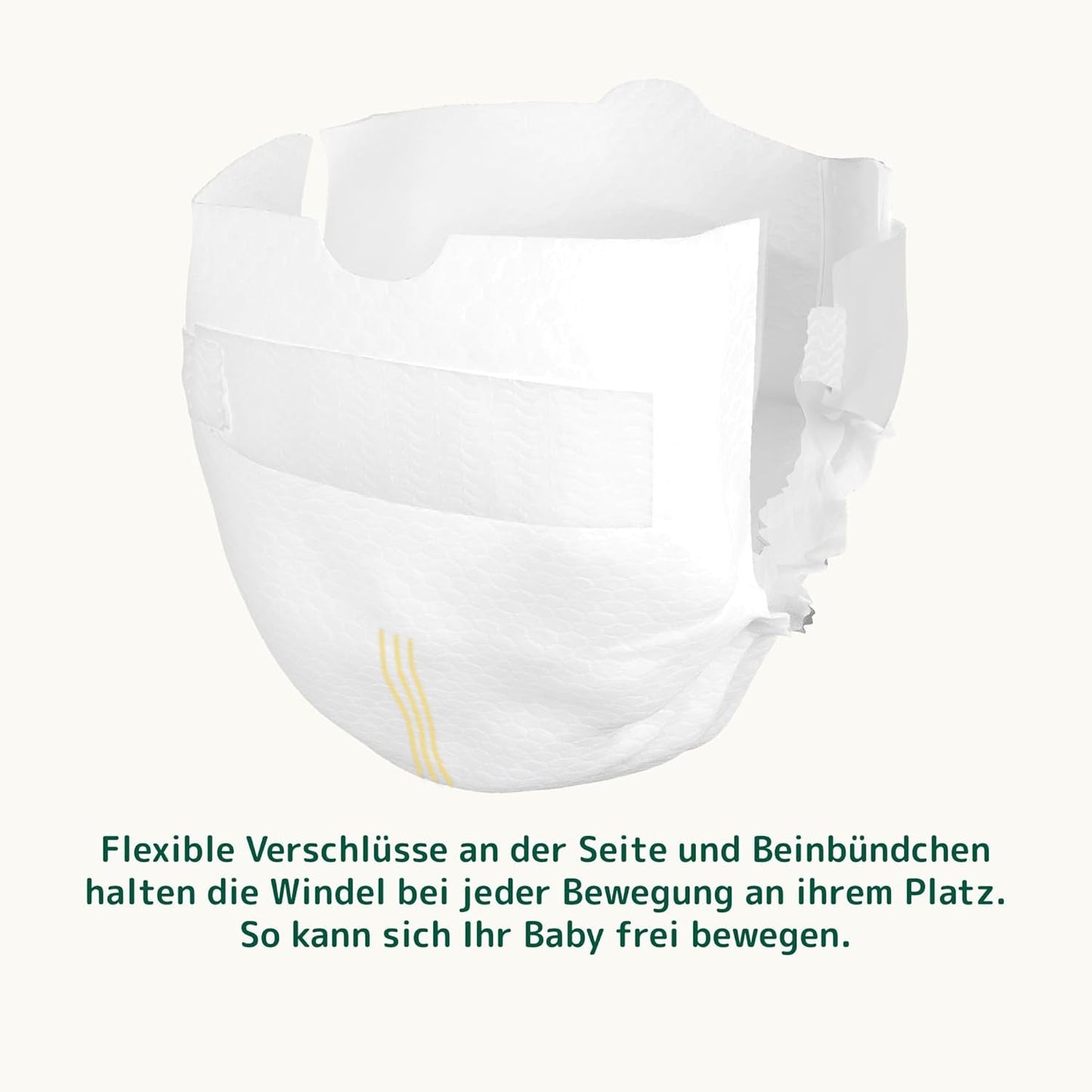 Bambo Nature Luiers voor baby's, maat 0 (1-3 kg), 144 stuks, maanddoos | Premium luiers met verbeterde lekbescherming | Ultiem comfort en vrijheid voor pasgeborenen | Dermatologisch geteste luiers