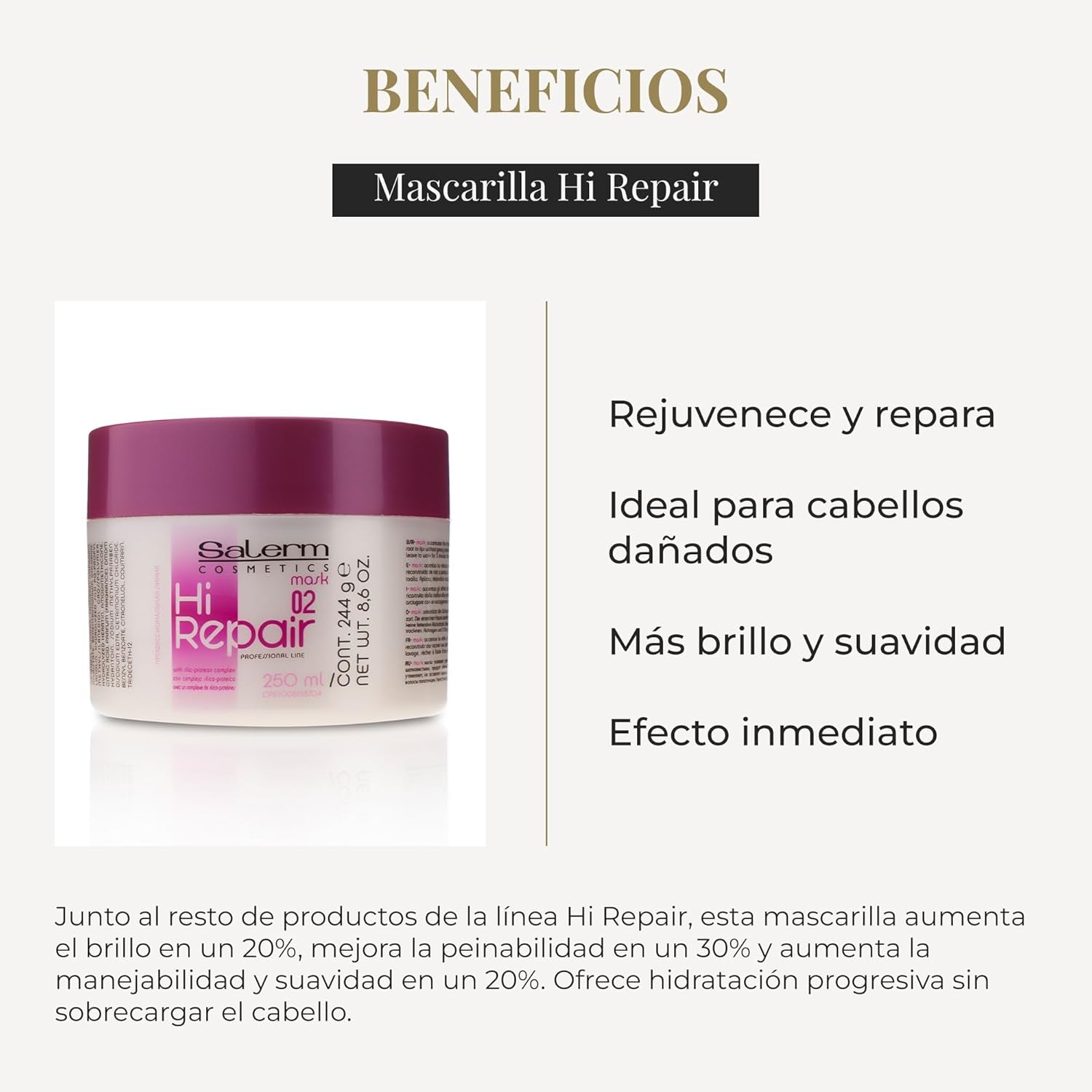 Hi Repair Mask 02 250 ml Naty Shop haarmasker