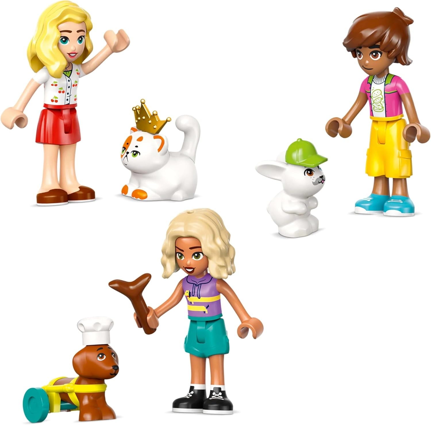 LEGO Friends Dierenaccessoireswinkel Fantasiespelset Educatief speelgoed voor meisjes van 6 jaar oud 3 minifiguren en 3 dierenfiguren Kat Hond Konijntje Cadeau-idee voor kinderen 42650 Bouwsets Besuche in LEGO-Store