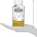 BEBA Nestlé BEBA SUPREME 1 Zuigelingenvoeding: Kant-en-klare flesjes met Omega 3, 1 pakje (1 x 200 ml)
