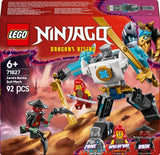 LEGO NINJAGO Zane's Actie Mech - Ninja speelgoed met 3 minifiguren voor rollenspellen - Kleine set om te bouwen en te spelen voor kinderen - Cadeau-idee voor jongens en meisjes vanaf 6 jaar 71827 Bouwsets Besuche den LEGO-Store