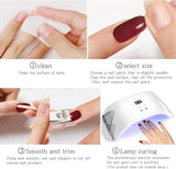 JMEOWIO Nagelfolie UV Hartend Bunter Blumenglitzer UV Gel Nail Strips Nagelsticker Nagelaufkleber Nail Art Decoratie Nageldesign Zubehör