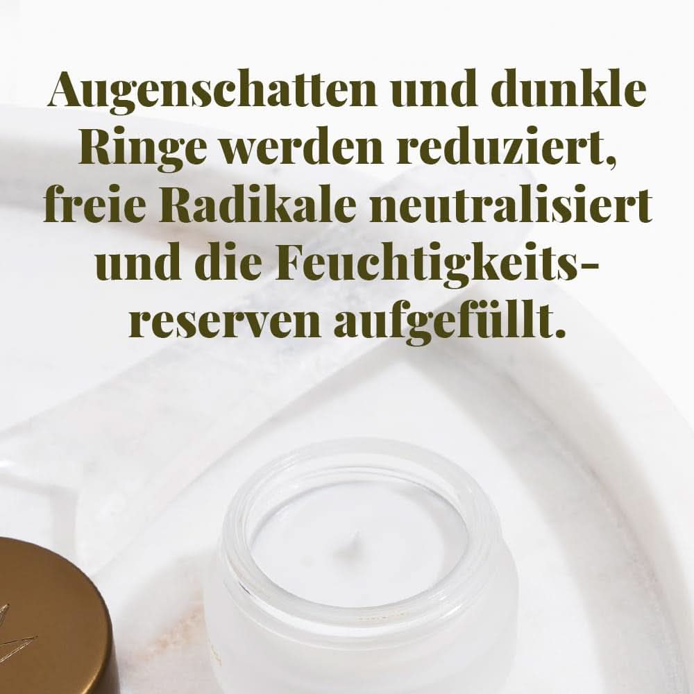 Nordic Cosmetics, Veganistische oogcrème tegen rimpels en donkere kringen met hyaluronzuur, 10ml Cosmetica en Beauty Naty Shop