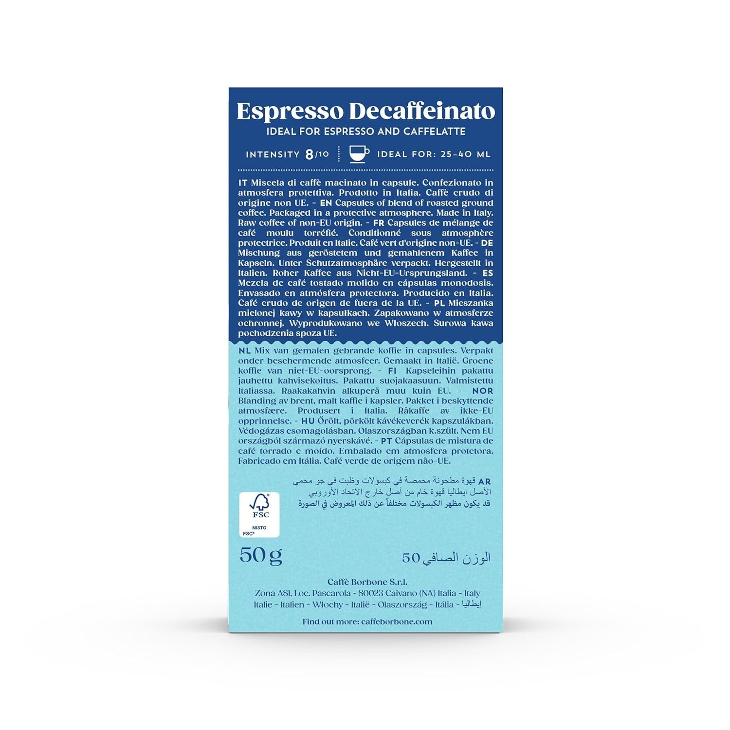 Caffè Borbone Decaffeinato - 90 koffiecapsules - romig en authentiek - Compatibel met Nespresso®* Haushalts-Espressomaschinen