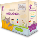 MjAMjAM - Premium natvoer voor katten - Kip Wellnesspakket 12 stuks (12 x 125 g) Graanvrij met extra vlees