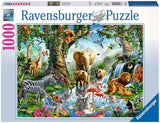Ravensburger puzzel 12000682 - Jungle Adventure - puzzel van 1000 stukjes voor volwassenen en kinderen vanaf 14 jaar, puzzel Naty Shop oude versie