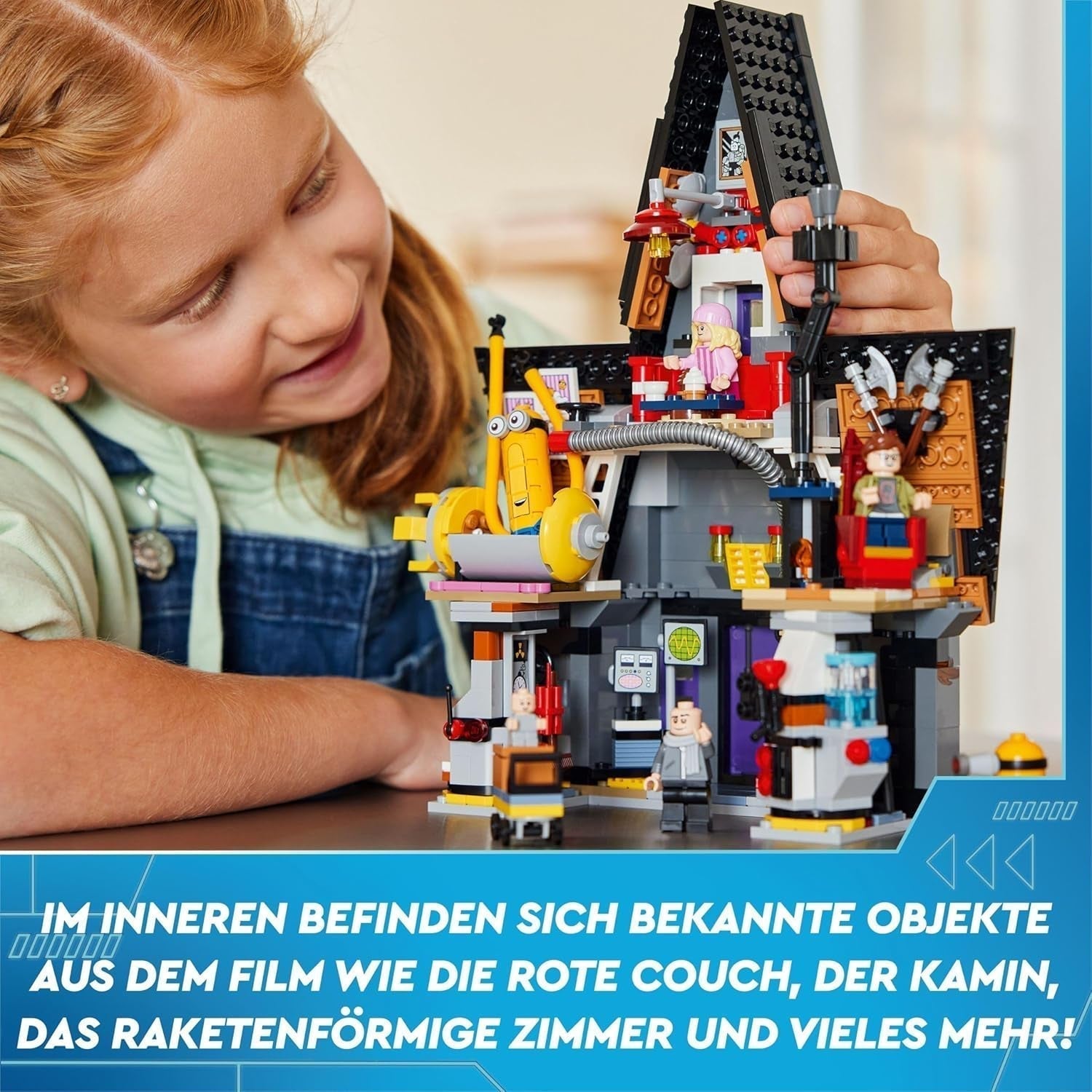 LEGO I - Simply Incorrigible 4 Gru's en Minions' Family Villa I - Simply Incorrigible 4 Movie Speelset Kinderspeelgoedcadeau voor jongens en meisjes vanaf 8 jaar 75583 Bouwsets Beuche in LEGO-Store